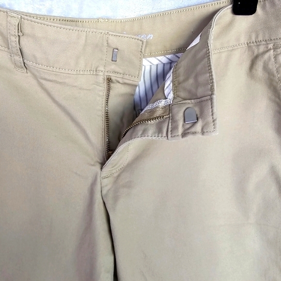 Dickies Slim Chino Boot Cut Tan Pants Size 8 Long - Picture 10 of 10
